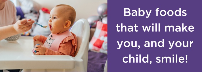 Homemade baby foods