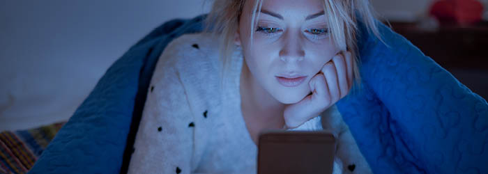 Blue Light from computer